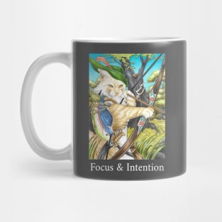 Can Hunter - Focus And Intention - White Lettering Version Mug